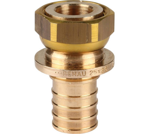 Переходник REHAU RAUTITAN RX+ с накидной гайкой 25-G 3/4 14563391001