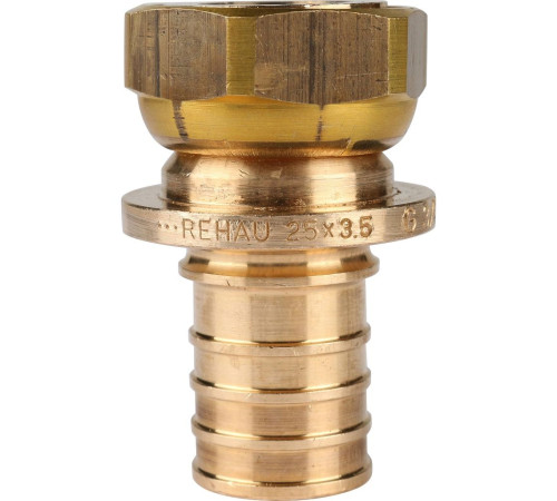 Переходник REHAU RAUTITAN RX+ с накидной гайкой 25-G 3/4 14563391001