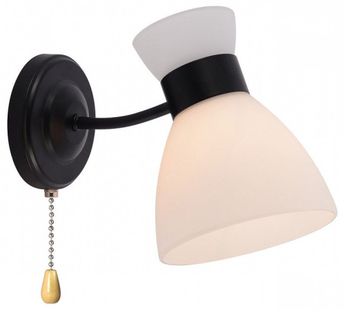 Бра Rivoli Aemilia 1xE27 черный 9185-401