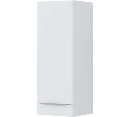 Шкаф-пенал малый Aquanet Ирис new 30 белый глянец 00310155