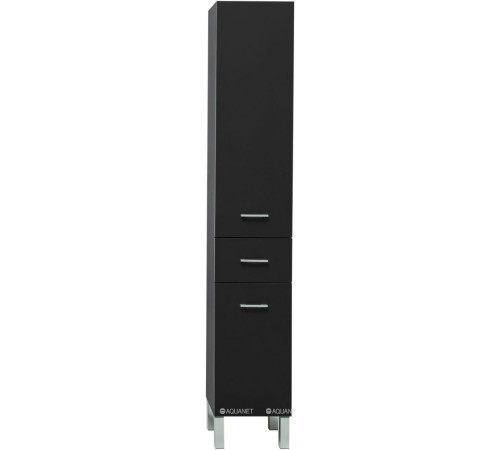 Пенал напольный Aquanet Верона 35 черный матовый 00272431