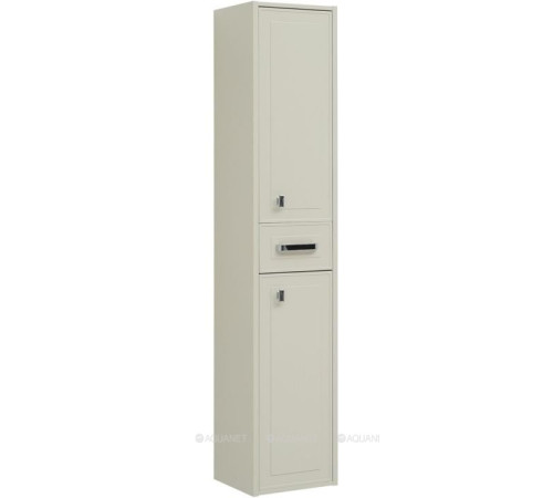 Пенал для ванной Aquanet Монро 35 бежевый матовый 00240122