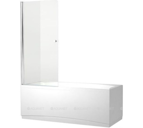 Шторка для ванны Aquanet Alfa 1 750x1350 мм прозрачное стекло профиль хром NF6211