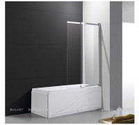 Шторка для ванны Cezares SLIDER 1000х1500 мм профиль хром стекло прозрачное SLIDER-VF-11-100/150-C-Cr