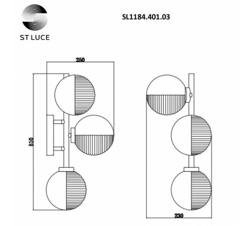 Бра ST-Luce Todo SL1184.401.03