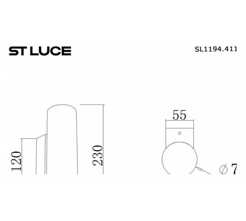Накладной светильник ST-Luce Earthy SL1194.411.01