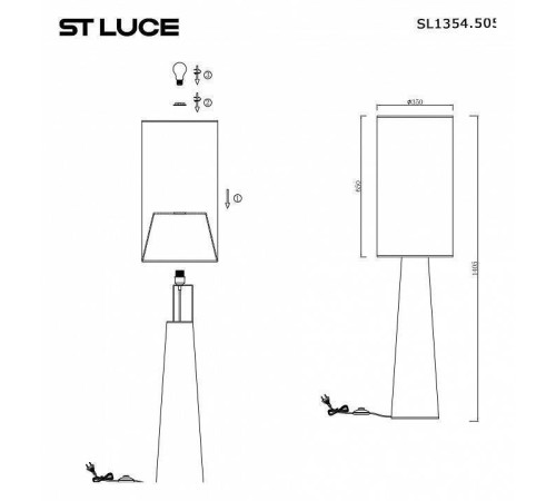 Торшер ST-Luce Jackie SL1354.505.01