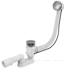Сифон для ванны AlcaPlast A55KM автомат металл/пластик A55KM