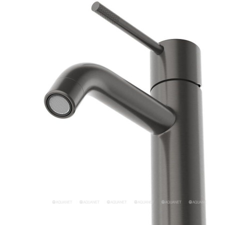 Смеситель для раковины Cezares Relax с донным клапаном оружейная сталь RELAX-LS1-GM