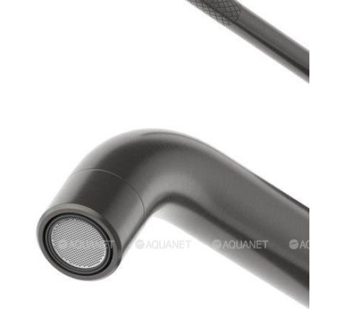 Смеситель для раковины Cezares Relax с донным клапаном оружейная сталь RELAX-LS1-GM