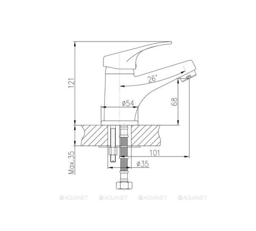 Смеситель для раковины Haiba HB1013