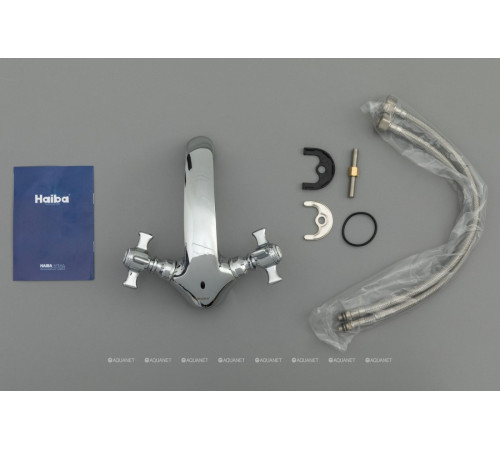 Смеситель для раковины Haiba HB1024 хром HB1024