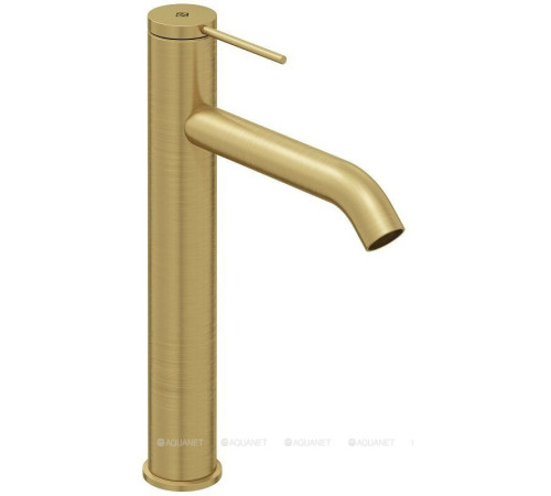 Смеситель для раковины высокий Jacob Delafon Grands Boulevards без донного клапана матовое золото E77959-4AND-2MB