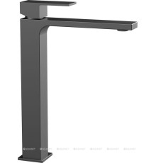 Смеситель для раковины Vincea Cube однорычажный вороненая сталь VBF-1C02GM