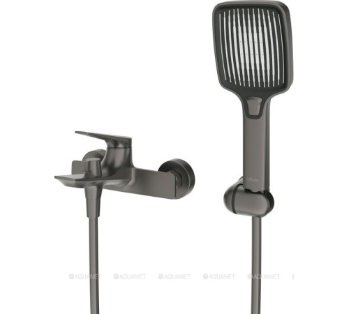 Смеситель для ванны и душа Cezares Liner оружейная сталь LINER-VD-GM