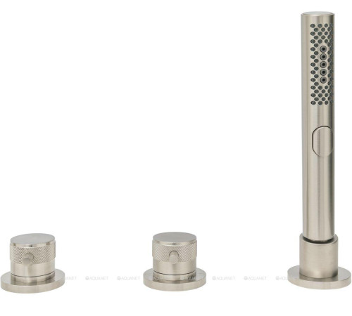 Смеситель на борт ванны Allen Brau Priority излив 190 мм брашированный никель 5.31007-BN