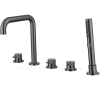 Смеситель на борт ванны Allen Brau Priority излив 190 мм скрытая часть графит 5.31007-MG