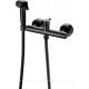 Смеситель с гигиеническим душем Bravat черный D9141BW-RUS