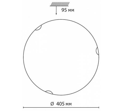 Накладной светильник Sonex Ammonite 7602/DL