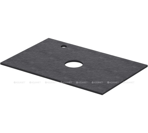 Столешница Aquanet Flat 70 с отверстием слева графит 00345779