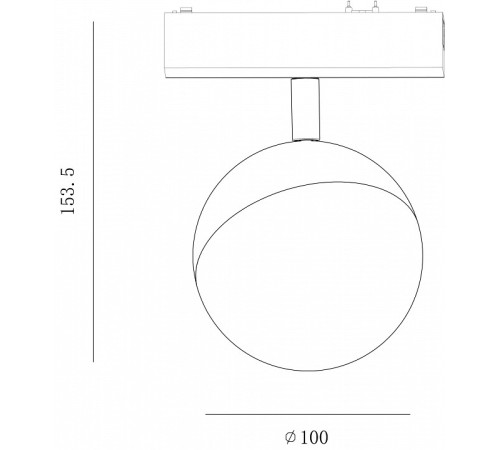 Светильник на штанге SWG PRO SLIM SL-SLIM-SFWH-10-CCT