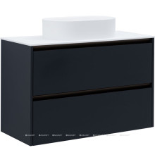 Тумба под раковину Allen Brau Activity 100 см антрацит матовый/олива браш 1.34014.AM