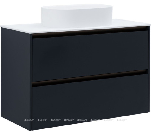 Тумба под раковину Allen Brau Activity 100 см антрацит матовый/олива браш 1.34014.AM