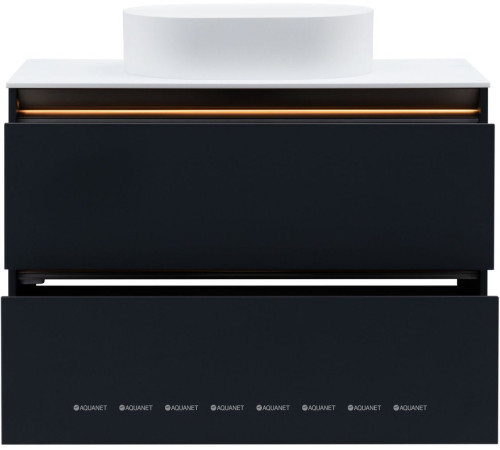 Тумба под раковину Allen Brau Activity 100 см антрацит матовый/олива браш 1.34014.AM
