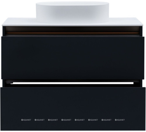 Тумба под раковину Allen Brau Activity 100 см антрацит матовый/олива браш 1.34014.AM