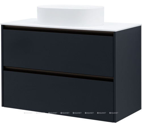 Тумба под раковину Allen Brau Activity 100 см антрацит матовый/олива браш 1.34014.AM