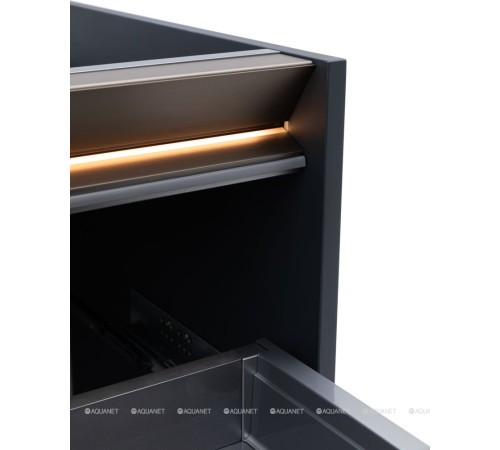 Тумба под раковину Allen Brau Activity 100 см антрацит матовый/олива браш 1.34014.AM