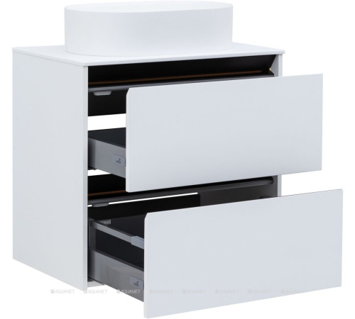 Тумба Allen Brau Activity 70 см белый матовый черный браш 1.34003.WM