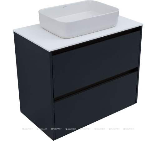 Тумба под раковину Allen Brau ACTIVITY 80 антрацит матовый/олива браш 1.34012.AM