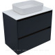 Тумба под раковину Allen Brau ACTIVITY 80 антрацит матовый/олива браш 1.34012.AM
