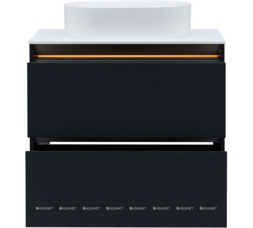 Тумба под раковину Allen Brau ACTIVITY 80 антрацит матовый/олива браш 1.34012.AM