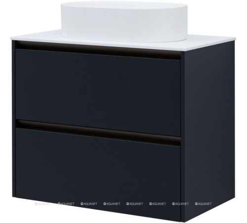 Тумба под раковину Allen Brau ACTIVITY 80 антрацит матовый/олива браш 1.34012.AM