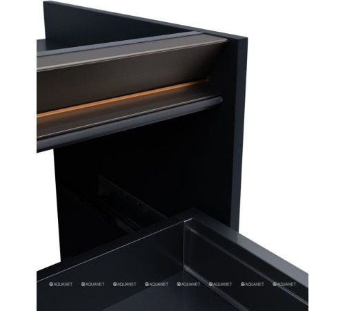 Тумба под раковину Allen Brau ACTIVITY 80 антрацит матовый/олива браш 1.34012.AM