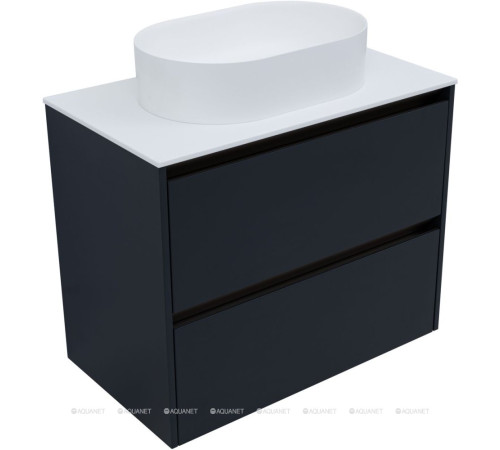 Тумба под раковину Allen Brau ACTIVITY 80 антрацит матовый/олива браш 1.34012.AM