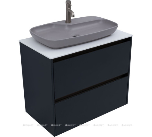 Тумба под раковину Allen Brau ACTIVITY 80 антрацит матовый/олива браш 1.34012.AM