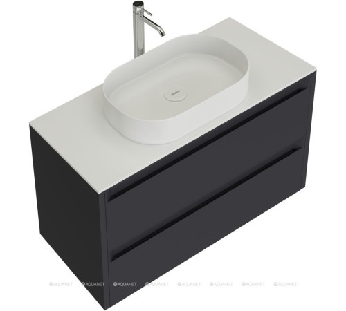 Тумба под раковину Allen Brau FANTASY 2.0 80 см антрацит матовый 1.11001.AM