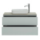 Тумба под раковину Allen Brau INFINITY 100 см папирус матовый 1.21003.PWM