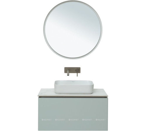 Тумба под раковину Allen Brau INFINITY 85 см 1+1 белый папирус матовый 1.21002.PWM