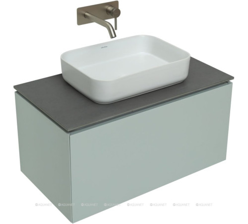 Тумба под раковину Allen Brau INFINITY 85 см 1+1 белый папирус матовый 1.21002.PWM