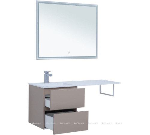 Тумба под раковину Aquanet Алвита 48 капучино 00243661