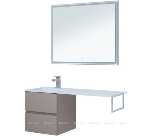 Тумба под раковину Aquanet Алвита 48 капучино 00243661