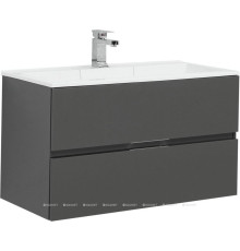 Тумба под раковину Aquanet Алвита 90 серый антрацит 00240111