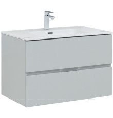 Тумба под раковину Aquanet Алвита new 80 напольная серый 00277516