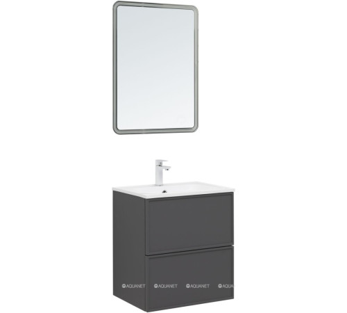 Тумба под раковину Aquanet Art 60 ясень графит 00329063