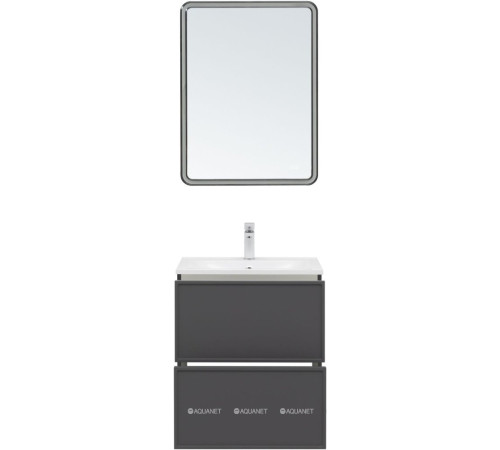 Тумба под раковину Aquanet Art 60 ясень графит 00329063