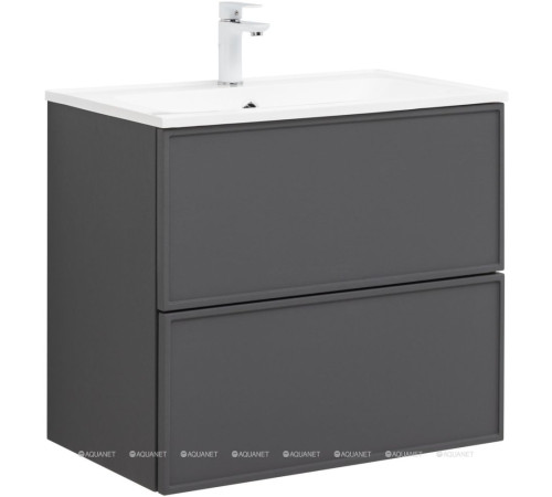 Тумба для раковины Aquanet Арт 75 ясень графит 00329064
